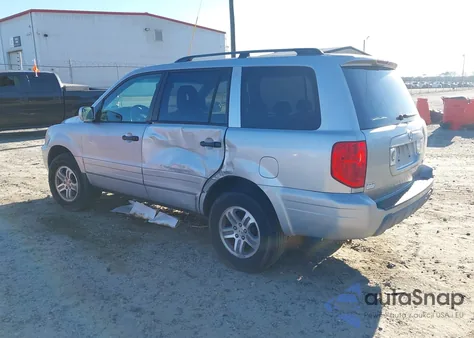2004 Honda Pilot Ex-L из США, поврежденный, VIN 2HKYF18594H539524